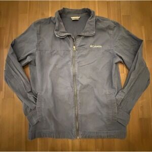 Columbia Sportswear Company Men's Casual Full Zip Jacket Blue Size Medium